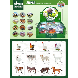 9037 FARM ANIMALS W CARD