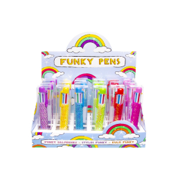 6326 6 COL SEQUIN BALLPEN