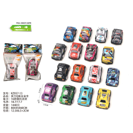 3061 METAL PULL BACK RACER CAR S